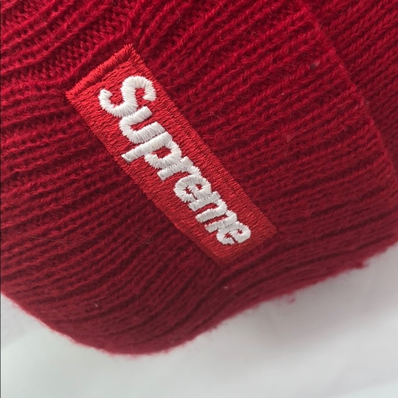 Supreme X New Era Beanie w/Pom Pom Size:OS - Picture 6 of 10